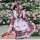 Diamond Honey Cherry & Strawberry Japanese Yukata Sweet Lolita Dress (DH219)